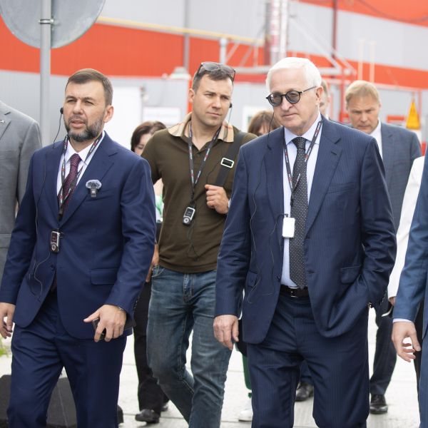 Александр Шохин и Денис Пушилин ознакомились с защитой зданий от БПЛА в рамках Иннопрома