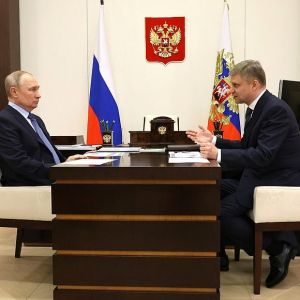 Владимир Путин провел встречу с членом Бюро Правления РСПП Олегом Белозеровым